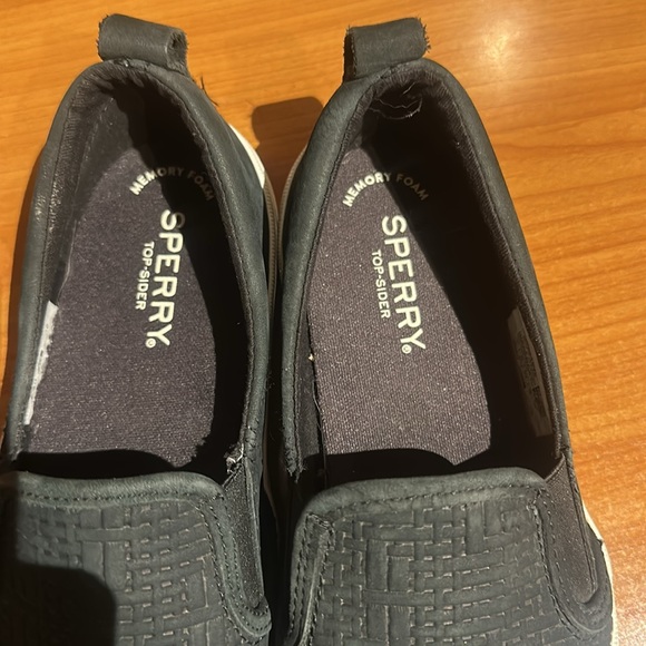 SPERRY Women’s Slip On Sneakers Black & White Size 7 Brand New Without Tags - Picture 10 of 11